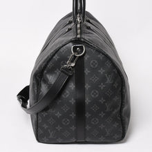 画像をギャラリービューアに読み込む, 新品同様 LOUIS VUITTON ルイヴィトン キーポル バンドリエール55 ボストンバッグ M40605 モノグラムエクリプス 中古 4a003572