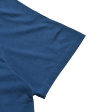 Load image into Gallery viewer, 極美品 LOEWE ロエベ アナグラム Tシャツ H526Y22J26 ペトロリウム ダークブルー イエロー アナグラム刺繍 半袖Tシャツ XLサイズ 中古 4a004086