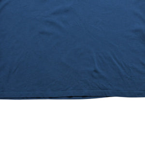 Very good condition LOEWE Anagram T-shirt H526Y22J26 Petroleum Dark Blue Yellow Anagram embroidery Short sleeve T-shirt XL size Used 4a004086