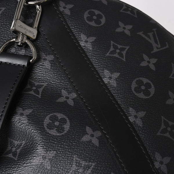 新品同様 LOUIS VUITTON ルイヴィトン キーポル バンドリエール55 ボストンバッグ M40605 モノグラムエクリプス 中古 4a003572