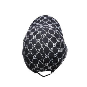 Very Good Condition OLD STUSSY 00's Adjuster Cap GG Monogram Sampling Black White Used 4a003576