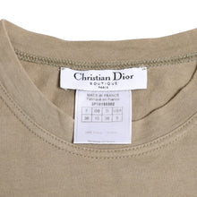 画像をギャラリービューアに読み込む, 極美品 Christian Dior クリスチャンディオール デニムロゴ ノースリーブ タンクトップ ガリアーノ期 3P16155302 デニム サイズ38 中古 4a004072