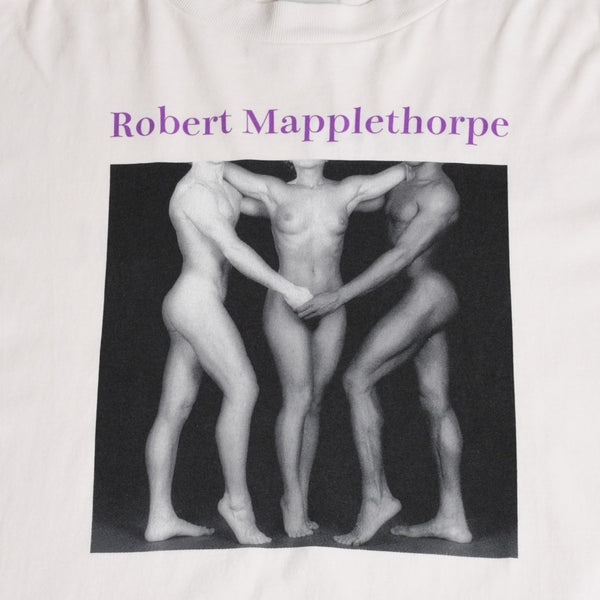Very good condition SAINT Mxxxxxxx St. Michael MT SS TEE EMBRACE T-shirt SM-HR8-0000-C19 Robert Mapplethorpe Short sleeve T-shirt Cut and sew White XL size Used 4a004120