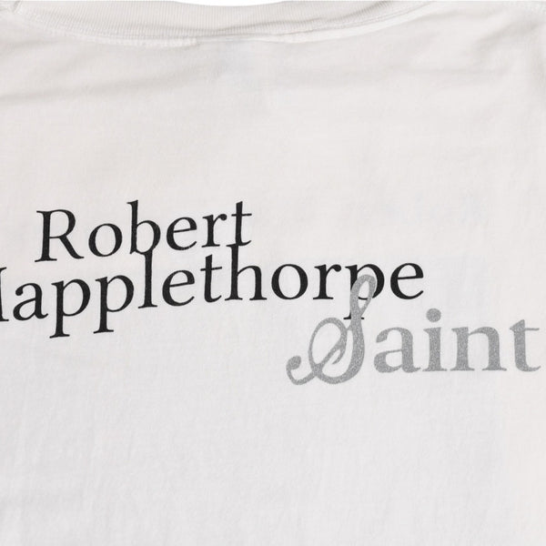 Very good condition SAINT Mxxxxxxx St. Michael MT SS TEE EMBRACE T-shirt SM-HR8-0000-C19 Robert Mapplethorpe Short sleeve T-shirt Cut and sew White XL size Used 4a004120