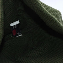 画像をギャラリービューアに読み込む, VINTAGE ヴィンテージ 90's OLD STUSSY オールドステューシー ビーニー ニットキャップ カーキ イエロー 刺繍ロゴ 美品 中古 4a003574