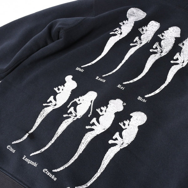 CHROME HEARTS クロムハーツ FOTI フォティ スクロール CHプラス プルオーバーフーディー ブラック 美品 中古 4a003577