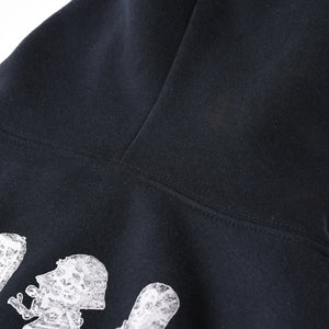 CHROME HEARTS クロムハーツ FOTI フォティ スクロール CHプラス プルオーバーフーディー ブラック 美品 中古 4a003577
