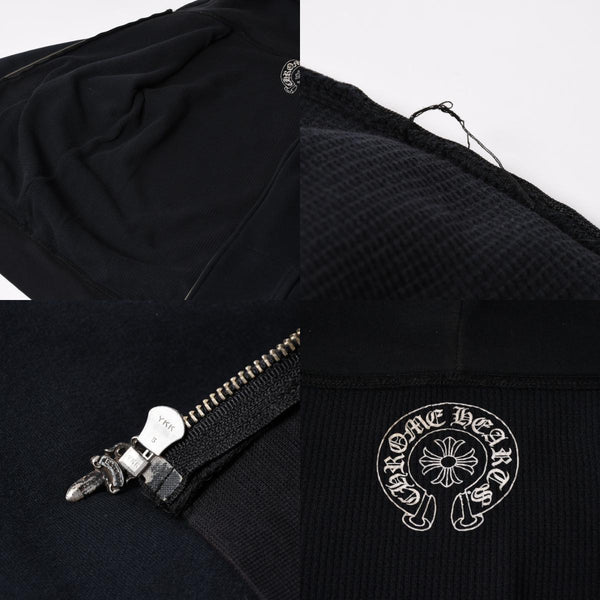 CHROME HEARTS クロムハーツ FOTI フォティ スクロール CHプラス プルオーバーフーディー ブラック 美品 中古 4a003577