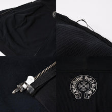画像をギャラリービューアに読み込む, CHROME HEARTS クロムハーツ FOTI フォティ スクロール CHプラス プルオーバーフーディー ブラック 美品 中古 4a003577