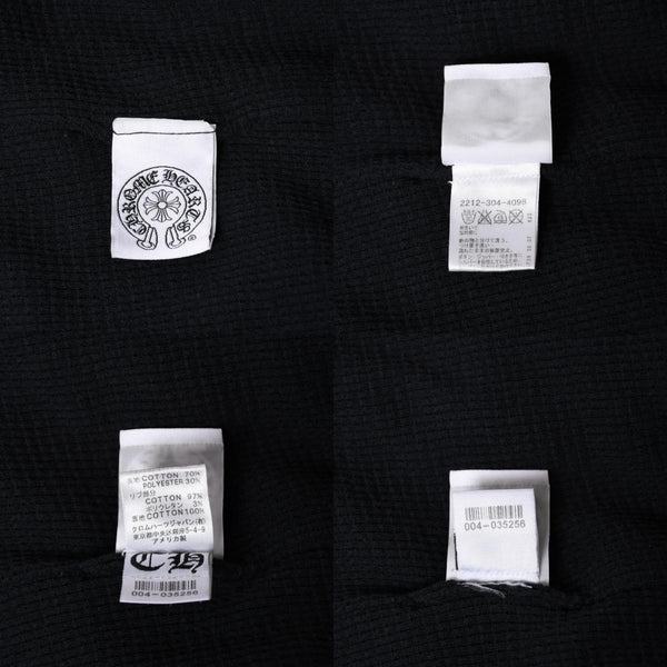 CHROME HEARTS クロムハーツ FOTI フォティ スクロール CHプラス プルオーバーフーディー ブラック 美品 中古 4a003577