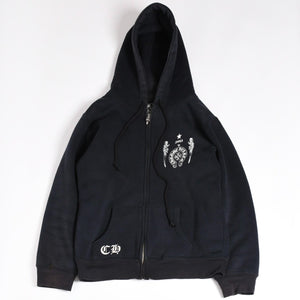 CHROME HEARTS クロムハーツ FOTI フォティ スクロール CHプラス プルオーバーフーディー ブラック 美品 中古 4a003577