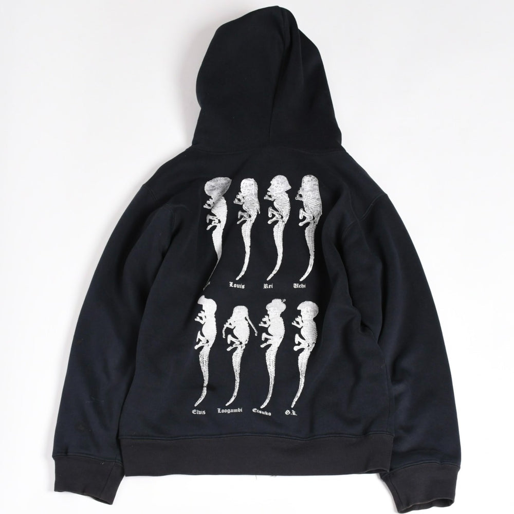 CHROME HEARTS FOTI Scroll CH Plus Pullover Hoodie Black Good Condition Used 4a003577