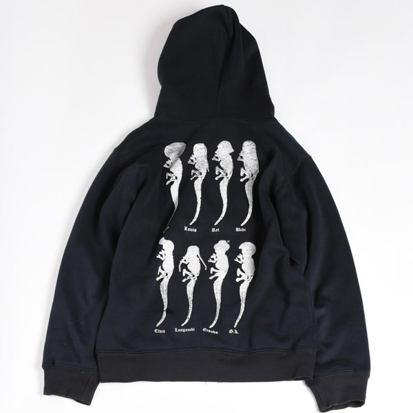 CHROME HEARTS クロムハーツ FOTI フォティ スクロール CHプラス プルオーバーフーディー ブラック 美品 中古 4a003577