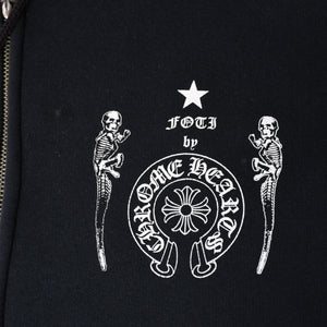 CHROME HEARTS クロムハーツ FOTI フォティ スクロール CHプラス プルオーバーフーディー ブラック 美品 中古 4a003577