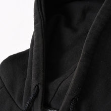 画像をギャラリービューアに読み込む, CHROME HEARTS クロムハーツ Back Scroll Logo Thermal Zip Up Hoodie スクロールラベル ブラック シルバー925 Sサイズ サーマル 美品 中古 4a004006