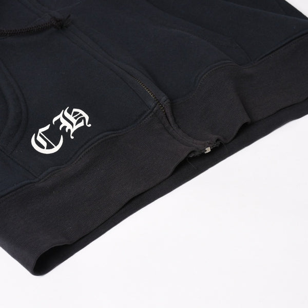 CHROME HEARTS クロムハーツ FOTI フォティ スクロール CHプラス プルオーバーフーディー ブラック 美品 中古 4a003577