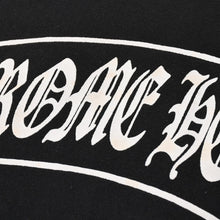 画像をギャラリービューアに読み込む, CHROME HEARTS クロムハーツ Back Scroll Logo Thermal Zip Up Hoodie スクロールラベル ブラック シルバー925 Sサイズ サーマル 美品 中古 4a004006