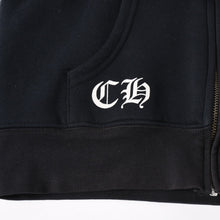 画像をギャラリービューアに読み込む, CHROME HEARTS クロムハーツ FOTI フォティ スクロール CHプラス プルオーバーフーディー ブラック 美品 中古 4a003577