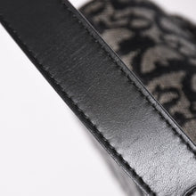 Load image into Gallery viewer, 極美品 Christian Dior クリスチャン ディオール サドルバッグ トロッター ブラック シルバー金具 ショルダーバッグ ガリアーノ 中古 4a003588