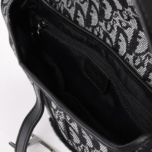 Load image into Gallery viewer, 極美品 Christian Dior クリスチャン ディオール サドルバッグ トロッター ブラック シルバー金具 ショルダーバッグ ガリアーノ 中古 4a003588