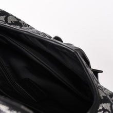 Load image into Gallery viewer, 極美品 Christian Dior クリスチャン ディオール サドルバッグ トロッター ブラック シルバー金具 ショルダーバッグ ガリアーノ 中古 4a003588