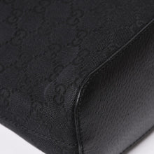 Load image into Gallery viewer, 極美品 GUUCI グッチ ワンショルダーバッグ GGキャンバス レザー ブラック シルバー金具 115003 中古 4a003511