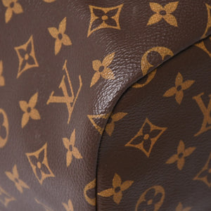 Very good condition LOUIS VUITTON Louis Vuitton backpack Monogram Macassar Monogram canvas M43422 Brown Silver hardware Used 4a003585