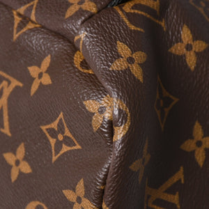 Very good condition LOUIS VUITTON Louis Vuitton backpack Monogram Macassar Monogram canvas M43422 Brown Silver hardware Used 4a003585