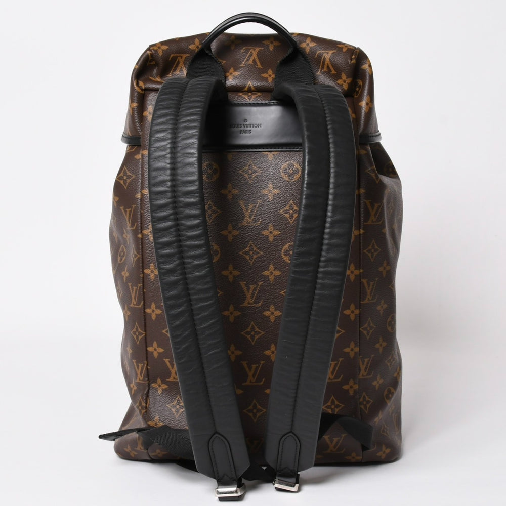 Very good condition LOUIS VUITTON Louis Vuitton backpack Monogram Macassar Monogram canvas M43422 Brown Silver hardware Used 4a003585