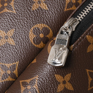 Very good condition LOUIS VUITTON Louis Vuitton backpack Monogram Macassar Monogram canvas M43422 Brown Silver hardware Used 4a003585