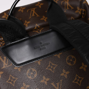 Very good condition LOUIS VUITTON Louis Vuitton backpack Monogram Macassar Monogram canvas M43422 Brown Silver hardware Used 4a003585