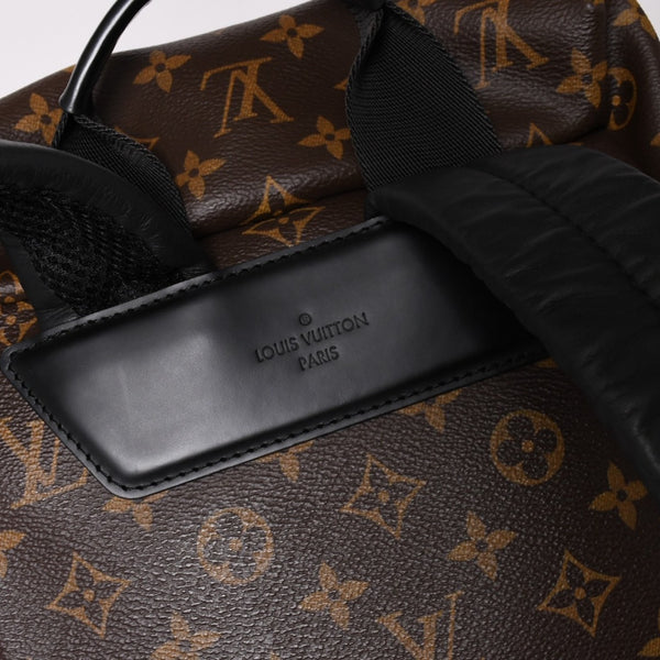 Very good condition LOUIS VUITTON Louis Vuitton backpack Monogram Macassar Monogram canvas M43422 Brown Silver hardware Used 4a003585