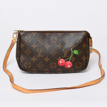 画像をギャラリービューアに読み込む, LOUIS VUITTON ルイヴィトン ポシェット アクセソワール ポーチ ショルダーバッグ モノグラム チェリー M95008 希少 美品 中古 4a005999