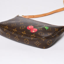 画像をギャラリービューアに読み込む, LOUIS VUITTON ルイヴィトン ポシェット アクセソワール ポーチ ショルダーバッグ モノグラム チェリー M95008 希少 美品 中古 4a005999