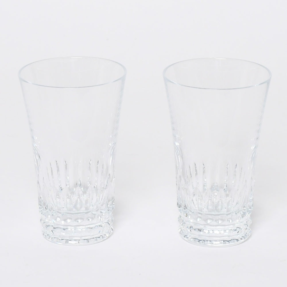 極美品 Baccarat バカラ VITA ヴィータ タンブラー ハイボールグラス クリスタルガラス クリア 中古 4a005284