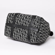 画像をギャラリービューアに読み込む, Christian Dior クリスチャンディオール スピーディ 25cm ハンドバッグ トロッター ブラック シルバー金具 美品 中古 4a003587