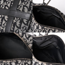 画像をギャラリービューアに読み込む, Christian Dior クリスチャンディオール スピーディ 25cm ハンドバッグ トロッター ブラック シルバー金具 美品 中古 4a003587