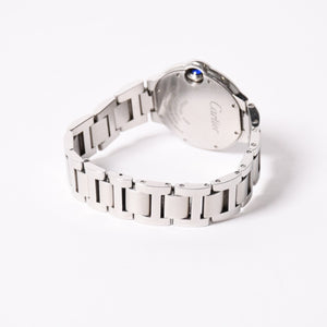 CARTIER Ballon Bleu Watch WSBB0052 Weight approx. 73.93g 33mm SS Automatic Bordeaux Dial Silver Good Condition Used 4a003158