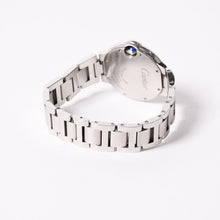 Load image into Gallery viewer, CARTIER カルティエ Ballon Bleu バロン ブルー 腕時計 WSBB0052 重量約73.93g 33mm SS 自動巻 ボルドー文字盤 シルバー 美品 中古 4a003158
