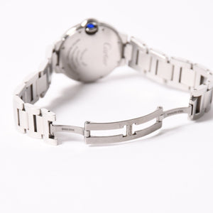 CARTIER Ballon Bleu Watch WSBB0052 Weight approx. 73.93g 33mm SS Automatic Bordeaux Dial Silver Good Condition Used 4a003158
