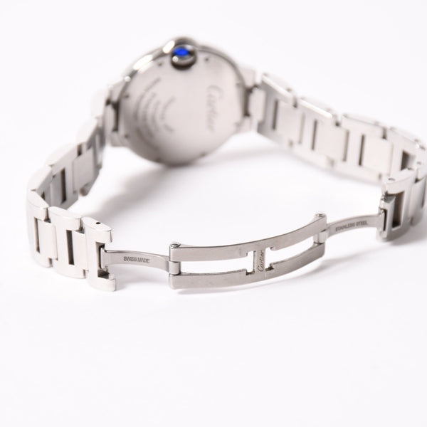CARTIER Ballon Bleu Watch WSBB0052 Weight approx. 73.93g 33mm SS Automatic Bordeaux Dial Silver Good Condition Used 4a003158