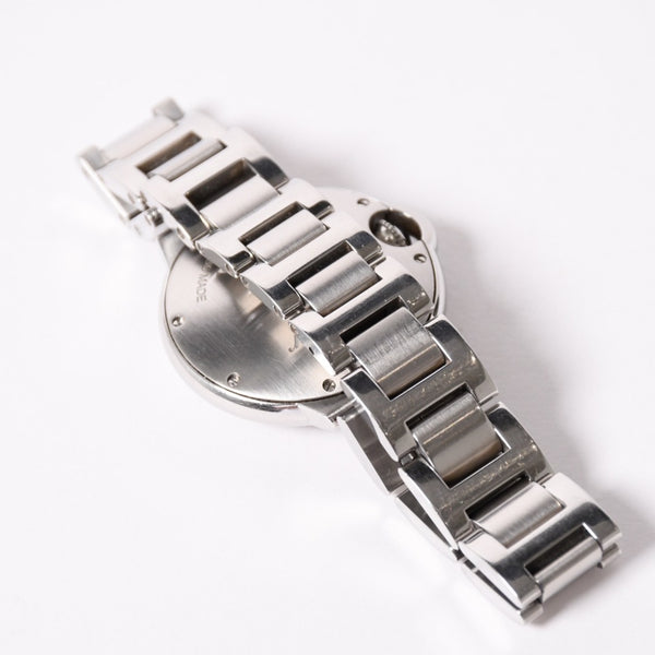 CARTIER Ballon Bleu Watch WSBB0052 Weight approx. 73.93g 33mm SS Automatic Bordeaux Dial Silver Good Condition Used 4a003158