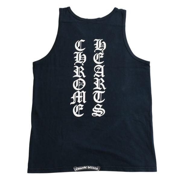 CHROME HEARTS Script Logo Print Tank Top Size S Script Logo Tank Top Old Chrome Scroll Label Size S Good Condition Used 4a003630