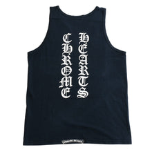画像をギャラリービューアに読み込む, CHROME HEARTS クロムハーツ Script Logo Print Tank Top Size S スクリプトロゴ タンクトップ オールドクロム スクロールラベル サイズS 美品 中古 4a003630