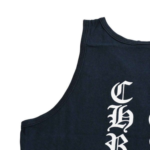CHROME HEARTS Script Logo Print Tank Top Size S Script Logo Tank Top Old Chrome Scroll Label Size S Good Condition Used 4a003630