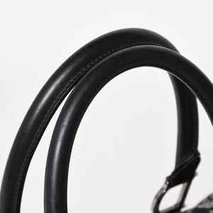 Christian Dior クリスチャンディオール スピーディ 25cm ハンドバッグ トロッター ブラック シルバー金具 美品 中古 4a003587