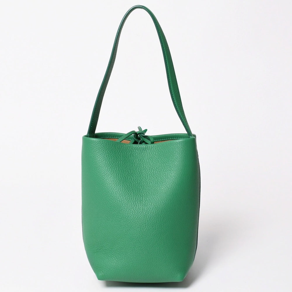 Very Good Condition The Row Small N/S Park Tote Bag Small Shoulder Bag Green Used 4a003460