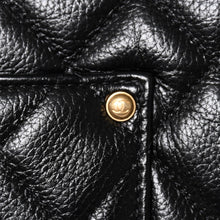 画像をギャラリービューアに読み込む, 新品同様 2025年 CHANEL シャネル AS4661 ジャンボ マトラッセ デカマトラッセ ショルダーバッグ ブラック 中古 4a003601