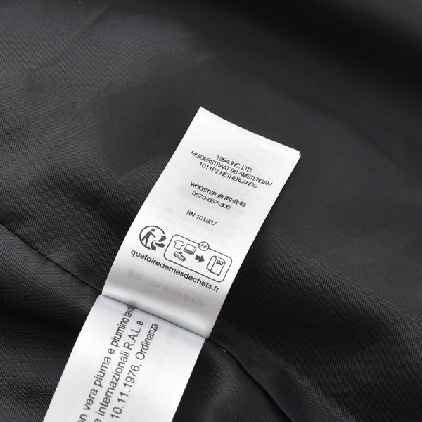 極美品 Supreme UNDERCOVER シュプリーム アンダーカバーコラボ Puffer Jacket 2023春夏 カウレザー スタッズ ダウンジャケット ブラックメタル 中古 4a003604