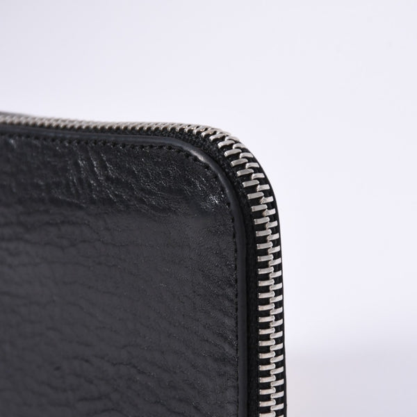 CHROME HEARTS クロムハーツ WALLET ZIP TINY タイニージップウォレット 財布 CHクロスパッチ ダガー レザー シルバー925 美品 中古 4a003785